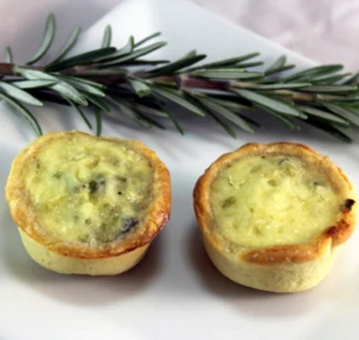 Aged Gruyere & Summer Leek Tart 1/100ct